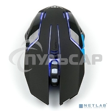 Мышь беспроводная Nakatomi MROG-20UR черный, 2400 dpi, радиоканал, USB, кнопки - 6