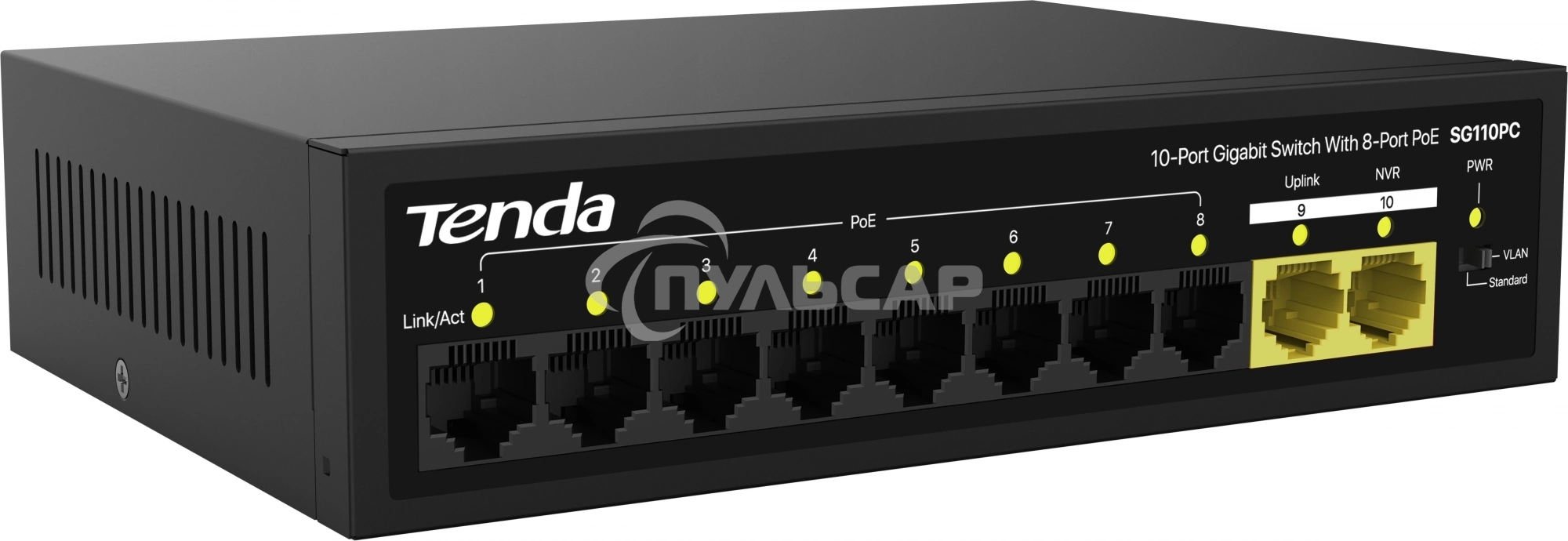 Коммутатор TENDA SG110PC 10PORT 10/100/1000M