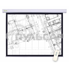 Экран Cactus 180x180см Motoscreen CS-PSM-180x180 1:1 настенно-потолочный рулонный белый (моторизованный привод)