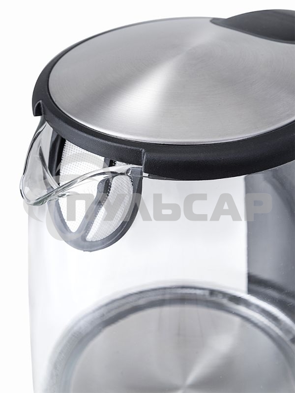 Чайник электрический Kitfort КТ-619, стекло, 1850 - 2200 Вт, 1.7 л