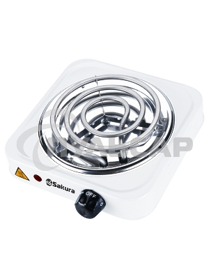 Плитка электрическая Sakura ПЭ-02 1000Вт 145мм 1конф/спир