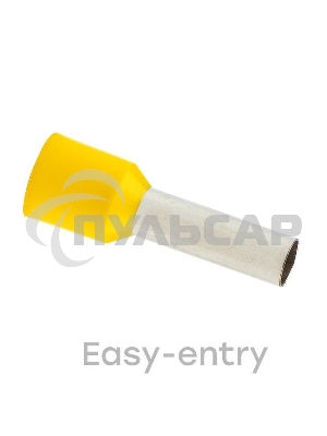 Наконечник штыревой втулочный изолированный НШвИ 6,0-12 (50шт.) EKF PROxima nhvi-6.0-12