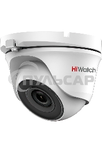 Камера видеонаблюдения HiWatch DS-T203(B) 2.8-2.8мм HD-CVI HD-TVI цветная корп.:белый