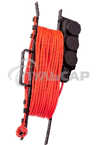 Удлинитель силовой Starwind ST-PS3.10/B-16 3x1.0кв.мм 3розет. 10м ПВС 16A пласт.рамка черный