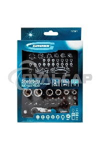 Набор бит и торцевых головок 1/4