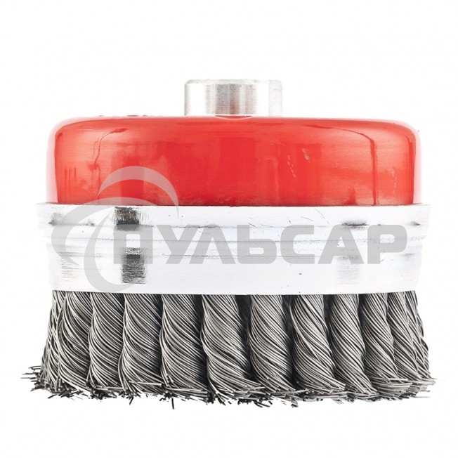 Щетка Matrix для УШМ Heavy Duty, 100 мм, М14, Чашка, крученая проволока 0,5 мм