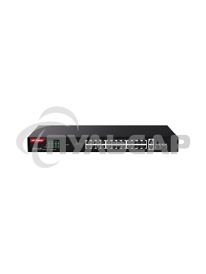 Коммутатор неуправляемый IP-COM G1128P-24-410W PoE, 28 портов, 26x1 Gbит/с, SFP 2x1 Gbит/с, PoE 24x30 Вт (до 370 Вт)