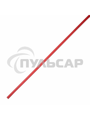 Термоусаживаемая трубка клеевая Rexant 12,0/4,0 мм, красная, упаковка 10 шт. по 1 м