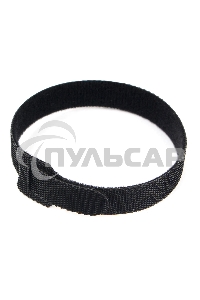 Хомуты-липучки на основе ленты Velcro VT-200x11BK 200 x 11 мм, черные (12 шт.)