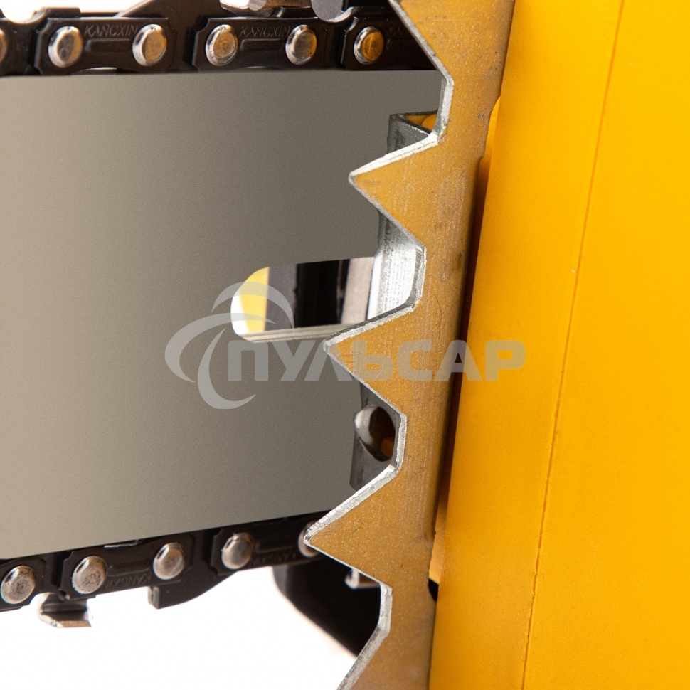 Пила цепная электрическая EDS-2200P, 2,2кВт,поперечная,шина 45см,шаг 3/8, паз 1,3мм, 63зв Denzel