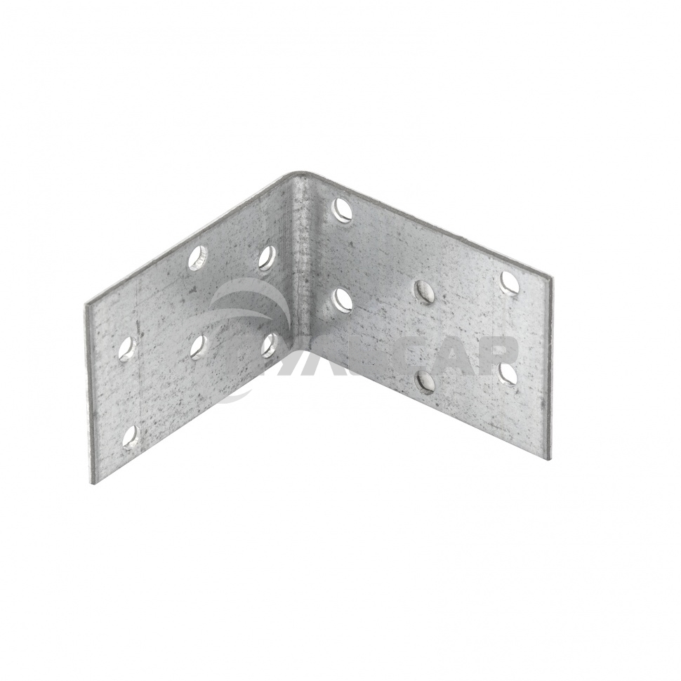 Крепежный уголок равносторонний, KUR 60x60x40 мм, Россия Сибртех