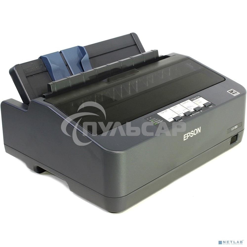 Принтер матричный Epson LX-350 (C11CC24031/C11CC24032), (А4, 357 cps (12 cpi), USB, LPT, COM)