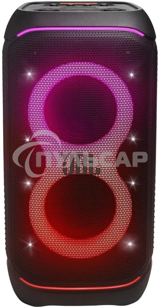 Портативная акустика JBL PartyBox Stage 320 (1.0 2 x 120 Вт, Bluetooth, AUX, USB, 6.3 мм jack, RGB подсветка, IPX4, JBLPBSTAGE320UK)