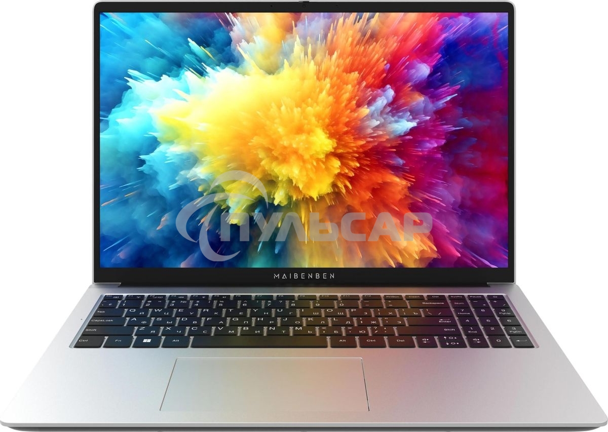 Ноутбук MAIBENBEN Medio M653 Ryzen 3 5400U 8Gb SSD 512Gb AMD Radeon Graphics 16 WUXGA IPS Cam 45.6Вт*ч Linux Серебристый M6531SB0LSRE0