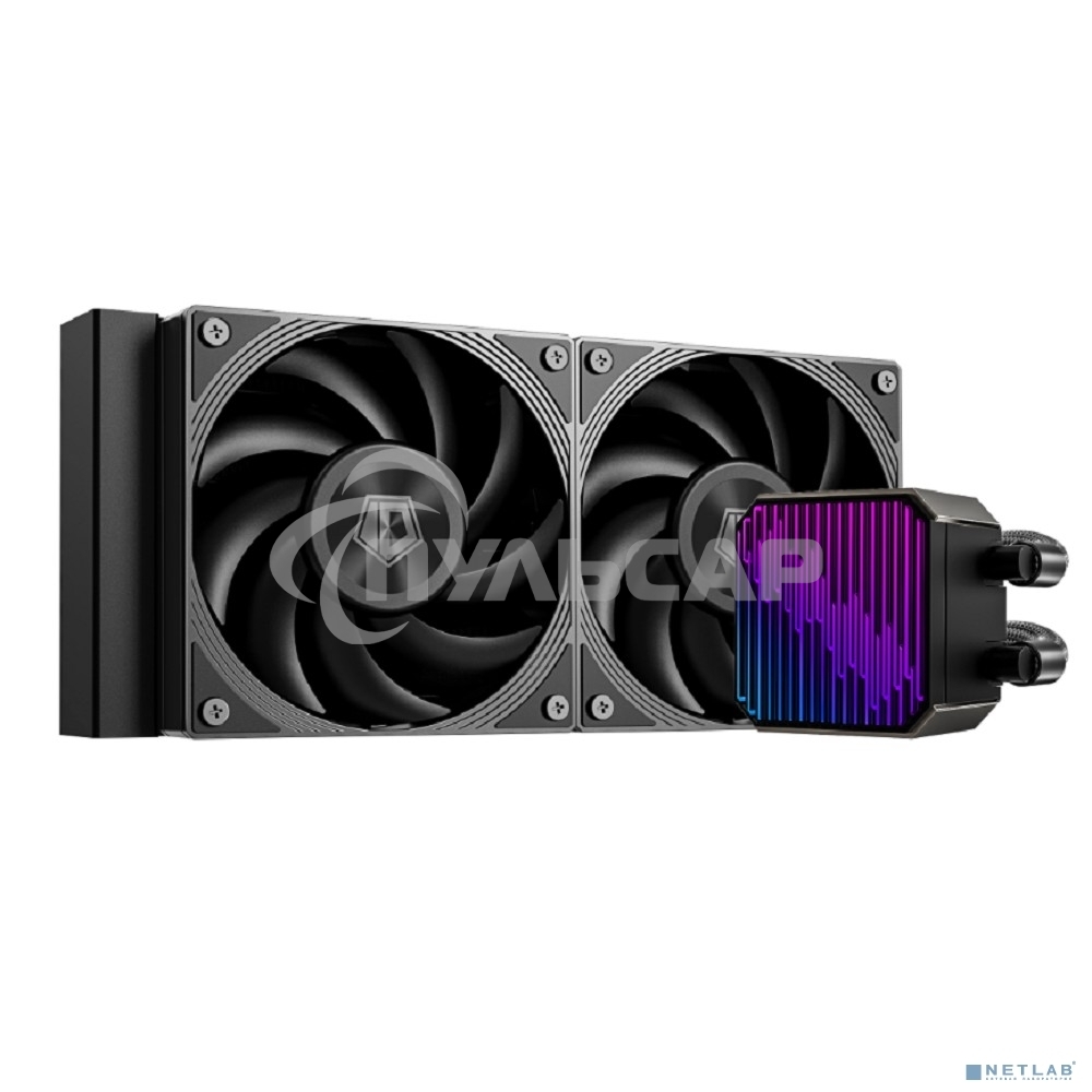 Система водяного охлаждения ID-Cooling DX240 MAX ARGB черный 120мм алюминий+медь 2150rpm 32.5db 4-pin 300W