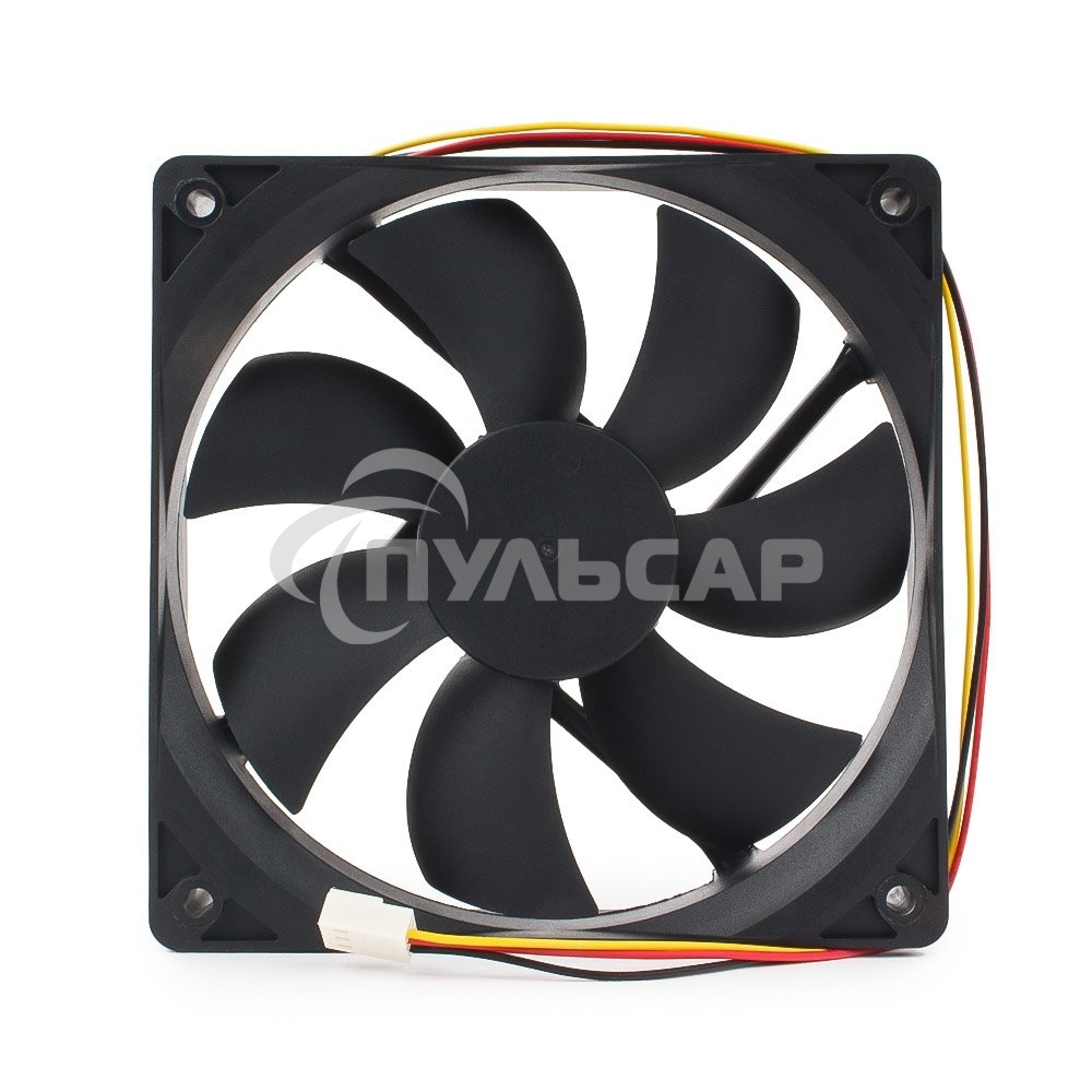 Вентилятор для корпуса Gembird FANCASE3/BALL черный, 120 мм, 2000 об/мин, 38 дБ, 3 pin