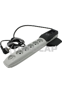 Сетевой фильтр ZIS Pilot Pro 6 розеток (5 евро + 1Gadget Parking) 1.8 м, автомат защиты Surge protector Pilot PRO 6 outlets (5 euro + 1 without ground) 10A / 2.2kVt, 1.8m, automatic circuit-breaker