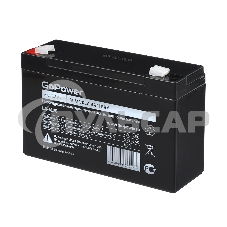 Аккумулятор свинцово-кислотный GoPower LA-6120 6V 12Ah (1/10)