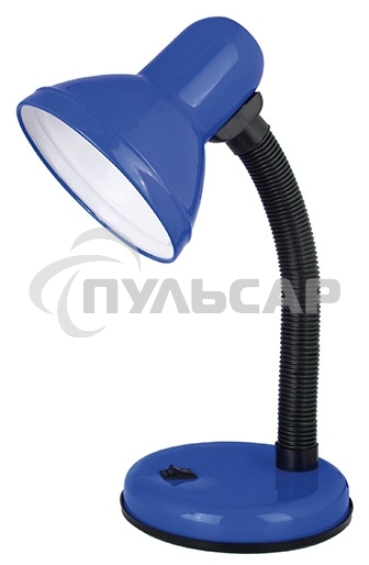 Светильник UF-301 С06 настол. 230В 60Вт син. Ultraflash 12357