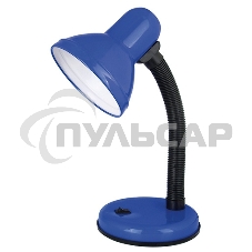 Светильник UF-301 С06 настол. 230В 60Вт син. Ultraflash 12357