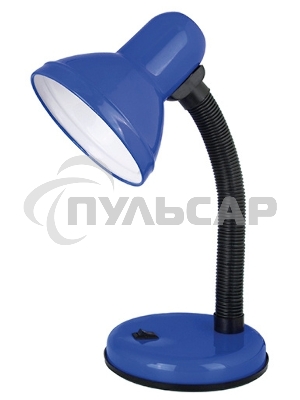 Светильник UF-301 С06 настол. 230В 60Вт син. Ultraflash 12357