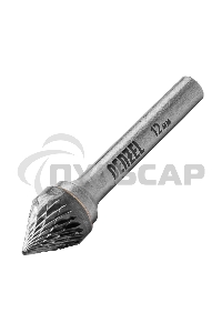 Борфреза по металлу твердосплавная, зенкер 60 град., тип-J, 12 мм Denzel
