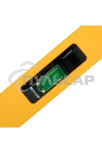 Уровень алюминиевый, магнит., фрезерованный, 3 глазка (1 зеркал.), 0,5 мм/м, 1200 мм Denzel