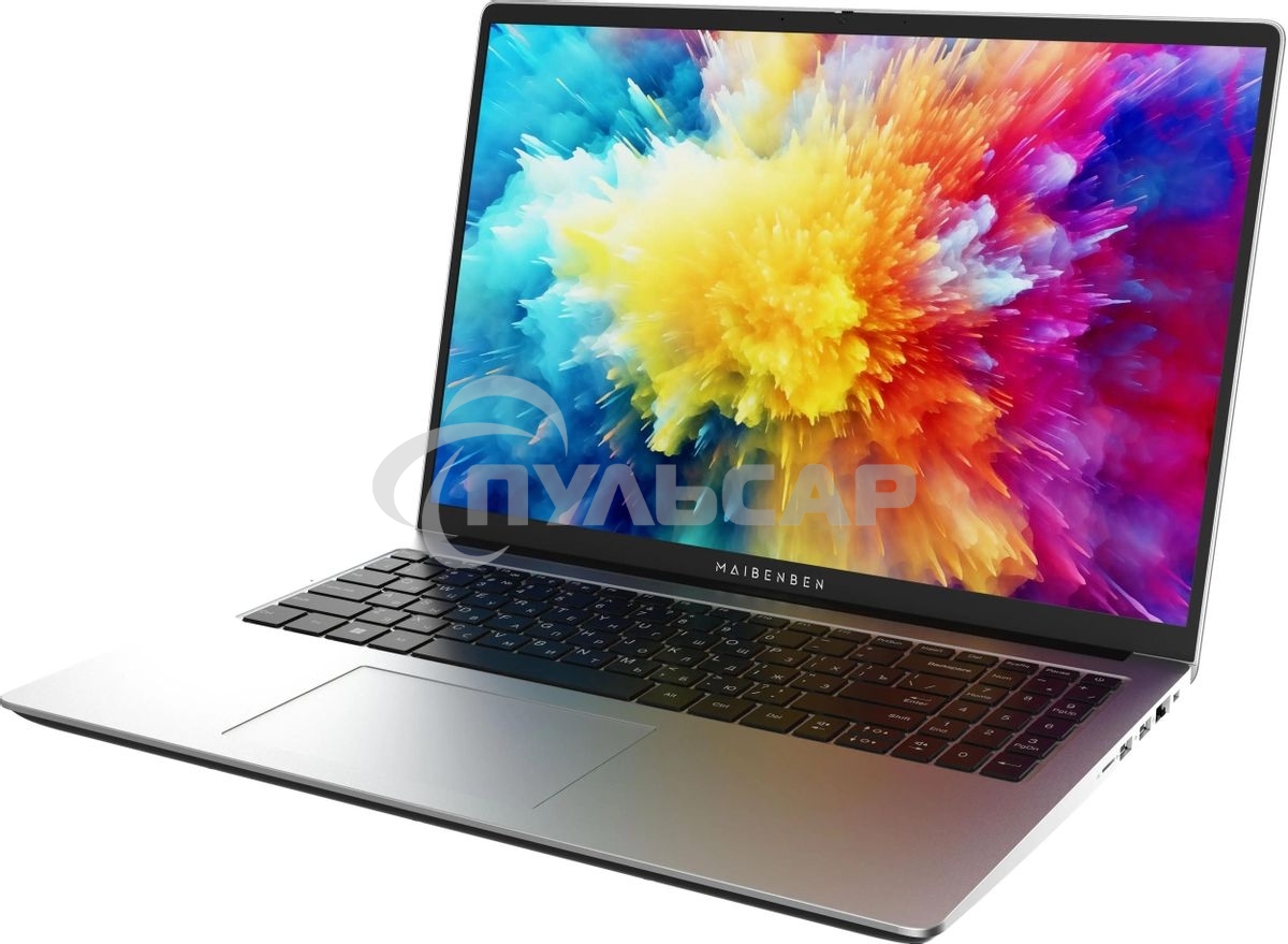 Ноутбук MAIBENBEN Medio M653 Ryzen 3 5400U 8Gb SSD 512Gb AMD Radeon Graphics 16 WUXGA IPS Cam 45.6Вт*ч Linux Серебристый M6531SB0LSRE0