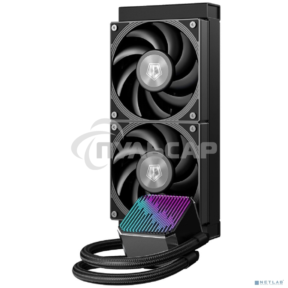 Система водяного охлаждения ID-Cooling DX240 MAX ARGB черный 120мм алюминий+медь 2150rpm 32.5db 4-pin 300W