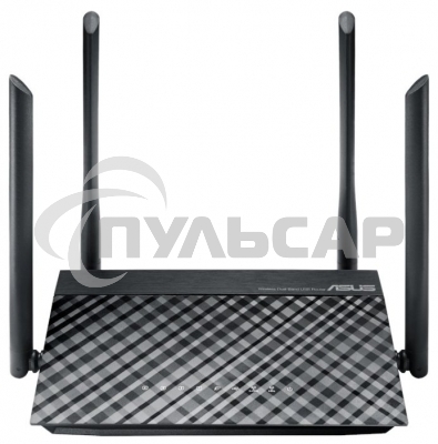 Маршрутизатор беспроводной Asus RT-AC1200 10/100BASE-TX черный (Dual Band)
