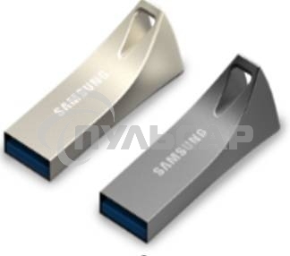 Флешка USB R/W 64 Gb USB Drive <USB 3.1> Samsung BAR Plus (up to 300Mb/s) (MUF-64BE3/APC) серебристый