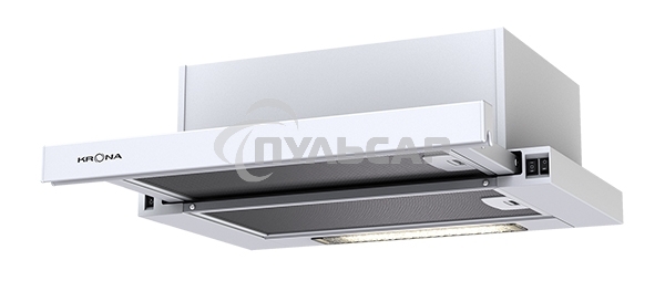Вытяжка телескопическая KRONA Kamilla 500 белый, 50 см, 449 куб. м/ч, 46 дБ