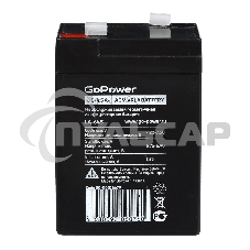 Аккумулятор свинцово-кислотный GoPower LA-645 6V 4.5Ah (1/20)