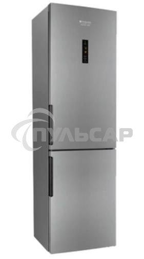 Холодильник Hotpoint HT 7201I MX O3 нержавеющая сталь двухкамерный 239/83 л морозилка снизу, No Frost