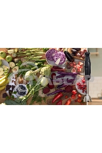 Блендер погружной Bosch MSM4B621, 1000Вт, черный