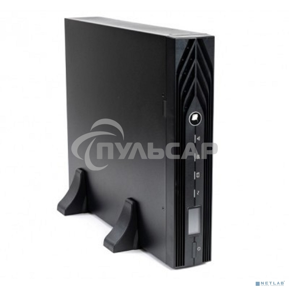 Источник бесперебойного питания SKAT-UPS 1000 RACK + 2x9Ah UPS 900 W, On-Line, sine, built-in rechargeable batteries 2 pcs x 9Ah