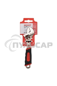 Разводной ключ Rexant 150 мм, двухкомпонентная рукоятка