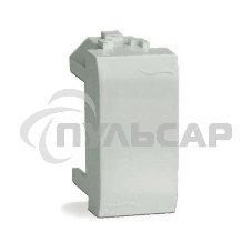 Заглушка BRAVA 1мод. белый ДКС 76616B