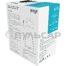 Светильник Gauss Sigma садово-парковый настенный архитектурный, GU10, 125*88*156мм, 170-240V / 50Hz, 1xMax.35W, IP54, 1/30