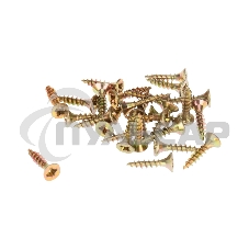 Саморез универсальный KRANZ 3х16 желтый цинк, пакет (1000 шт/уп)