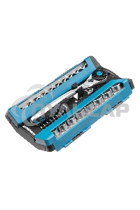 Набор торцевых GROSS головок, трещотка 120 зубьев, 36 предметов 14144