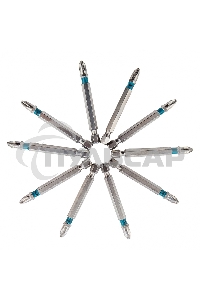 Набор бит GROSS РН2x70, сталь S2, 10шт GROSS 11378