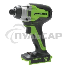 Винтоверт ударный аккумуляторный GreenWorks GD24ID3, 24V, бесщеточный, без АКБ и ЗУ (3802807)