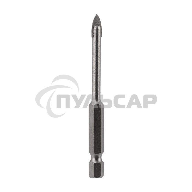 Сверло по стеклу и керамике 5 мм, 2 грани, шестигранный хвостовик Kranz