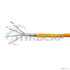 Кабель SkyNet Premium FTP-LSZH 4x2x0,51, низкое дымовыделение, нулевое содержание галогенов, медный, FLUKE TEST, кат.5e, однож., 100 м, box, оранжевый