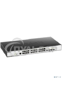 Коммутатор D-Link Switch DGS-3000-28LP/B1A Управляемый коммутатор 2 уровня с 24 портами 10/100/1000Base-T и 4 портами 1000Base-X SFP (24 порта с подде