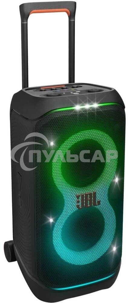 Портативная акустика JBL PartyBox Stage 320 (1.0 2 x 120 Вт, Bluetooth, AUX, USB, 6.3 мм jack, RGB подсветка, IPX4, JBLPBSTAGE320UK)