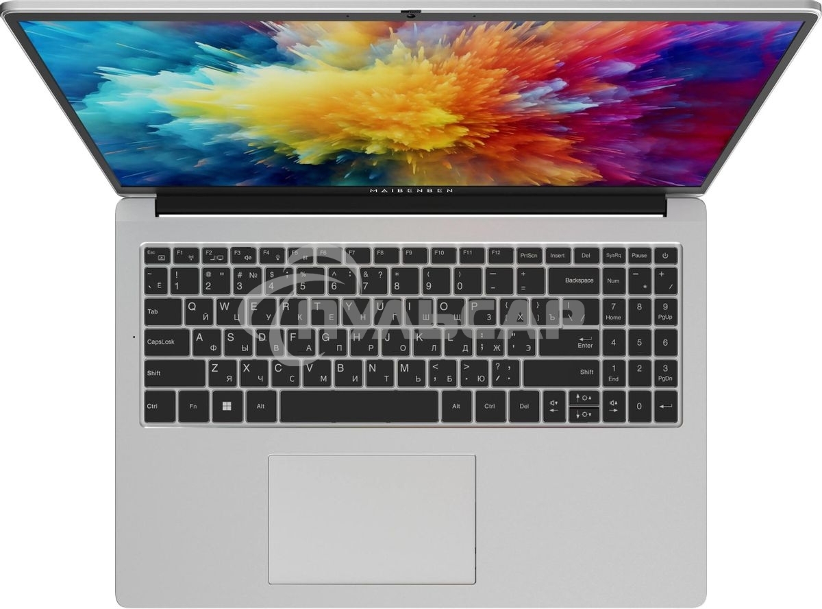 Ноутбук MAIBENBEN Medio M653 Ryzen 3 5400U 8Gb SSD 512Gb AMD Radeon Graphics 16 WUXGA IPS Cam 45.6Вт*ч Linux Серебристый M6531SB0LSRE0