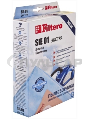 Пылесборники Filtero SIE 01 Экстра пятислойные (4пылесбор.)