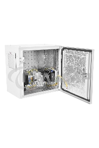 Шкаф ЭКОНОМ уличный всепогодный настенный укомплектованный (В400 Ш400 Г210), комплектация T2-IP65